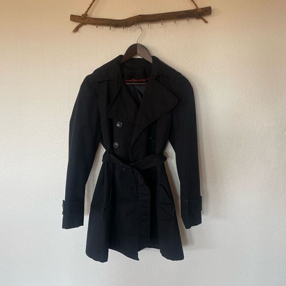 Black wrap pea coat - Picture 2 of 4